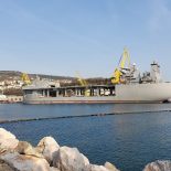 USS Hershel „Woody“ Williams na remontu u „Lencu“