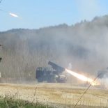 Bojno gađanje SVLR “Grad” BM-21 na Slunju