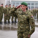 Prva zapovjednica jednog hrvatskog kontingenta