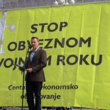 Prosvjed protiv vojnog roka - neka država pošteno plati...